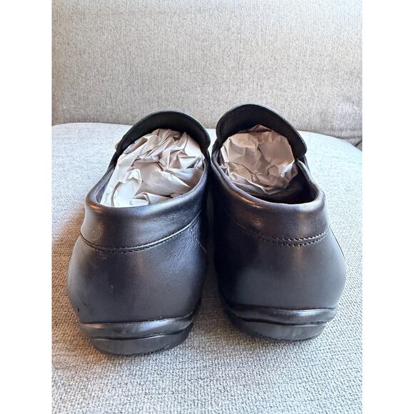 Salvatore Ferragamo Gitano Single Gancia Black Genuine Leather Loafer Men Sz 13 - Picture 4 of 12